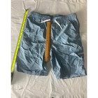 Calvin Klein Jeans Boys Cargo Swim Trunks Light Blue Size L 14 16 Drawstring