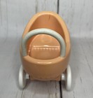 Vtg Little Tikes Dollhouse Stroller Baby Carriage Pink Pram Doll Buggy