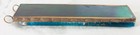 Vtg Kaleidoscope Slag Stained Glass Handmade W oil Glitter Wand Tubular 7 