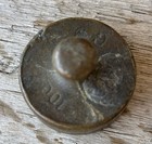Antique Bronze Or Brass European Balance Scale Weights 50g 100 G