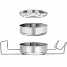 Stackable Stainless Steel Steamer Cooker Insert Pans For Instant Pot 5 6 8 Qt 