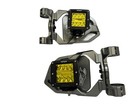 Chupacabra Offroad Cuero Race Mirrors   Amber Led Lights 1-7 8  Od Tube-gray
