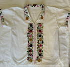 Blusa Mexicana Floral  Authentic Embroidery Mexican Blouse