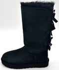 Ugg Womens Bailey Bow Tall Ii Boots   Black   1016434-blk   Authentic New