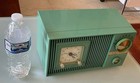 Vintage Philco Model D728-124 Aquamarine Clock Am Vacuum Tube Radio