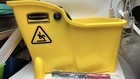 Rubbermaid 1887304 Tandem Mop Bucket  Plastic  Yellow  31 Quart  Missing Wheels