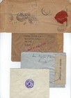 India 1920s 40s Four Covers Franked K George V   Vi Issues One Registered   Two