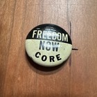 Pinback Freedom Now Core Mlk Martin Luther King Black Activist Protest Vintage