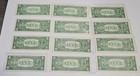 1957 Crisp Au  unc One Dollar Blue Seal Note Silver Certificate Old Us  1 Bill