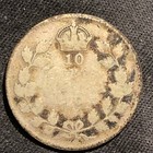 1932 Canada 10 Cents Silver Coin - King George V - G  good  Condition