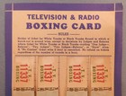 Vintage Television   Radio Boxing Card Pull Tab - Gay Games Muncie Indiana Blue3