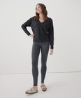 Pact Women s On The Go-to Legging Small Storm Color Comfortable Pants