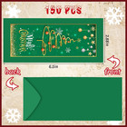 150 Pcs Christmas Currency Envelopes Xmas Money Cash Greeting Card Holder Winter