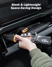 Joytutus Steering Wheel Lock  Car Seat Belt Lock With 3 Keys double Black 