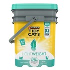  2 Pack  Purina Tidy Cats Light Clumping Cat Litter  Unscented  Low Dust 17 Lb