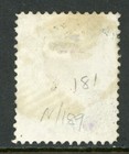 Canada 1860 Nova Scotia 5   Dark Blue Scott  10 Vfu Z62