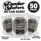 50 Count Of Wonder Wafers Nu Car    Individually Wrapped  Air Freshener