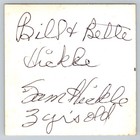 Family Portrait 1950s Snapshot Photograph Man Woman Child Americana Genealogy