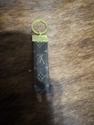 Louis Vuitton Monogram Logo Key Chain Key Ring Brown gold Leather Metal