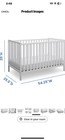Delta 4-in-1 Convertible Crib  Toddler Mattress And Sleep Safety Swaddler Bundle