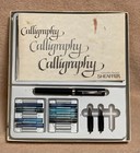 Vintage Sheaffer Nononsense Calligraphy  Fountain Pen Set W  Guide Book   Nibs