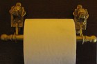 Labrador Retriever  Lab Bronze Toilet Paper Holder Or Paper Towel Holder 