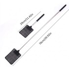 5pcs Assorted Color Plastic Fly Swatter Set  Extendable For Home Office Use