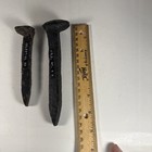 Antique Railroad Spikes   Train Tracks   Old Iron    Hc    Rusty Metal