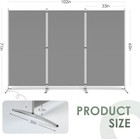 3 Panel Room Divider  6 Ft Tall Folding Privacy Screen Freestanding Room Partiti