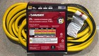 Husky Vividflex 25 Ft  12 3 Heavy Duty Indoor outdoor Extension Cord With Lighte