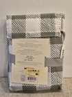 Cloud Island   Fitted Crib Sheet   Green Gingham Check   Boy   Girl  100  Cotton