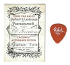 Eddie Van Halen - Trading Card   Evh Frankenstein Guitar Pick - Mint Condition
