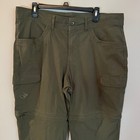 Boy Scouts Of America Mens Switchback Pants 38 Olive Green Convertible Cargo