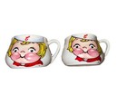 Campbells Soup Mugs Kids 1998 Cup Bowl Houston Harvest Set Of 2