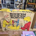 Marx Rock em Sock em Robots Boxing - Original 1966 - Very Clean - Box manual 