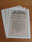 1940 3rd Reich German Prussia State Treasury Bill-500 Reichsmarks-