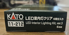 Kato N Scale Bright Led Passenger Car Lighting Kit 6pcs 11-212 Usa Seller   New 