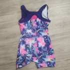 Danskin Girls  Sleeveless Gymnastics Unitard Leotard Multi-color Size 6 6x