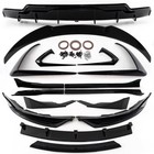 Front rear Bumper rear Spoiler side Skirts For 17-23 Tesla Model 3 Full Body Kit