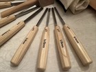 12 Gouge Carving Set W  Mallet Case Hand Made Professionally Sharpened White Ash