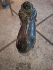 Wolf Original Inuit Riding Whale Soapstone Sculpture 7 5   Canada