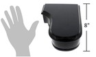 Black Baby Grand Piano Music Box With Bench And Black Case