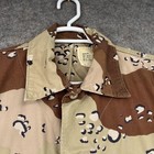 Vintage Usgi Desert Camo Bdu Field Jacket Mens Medium Short Combat Coat 80s