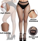 3 Pcs Black Fishnet Stockings For Women  Fishnet Tights Plus Size One Size Fit