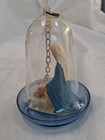 Vtg  Miniature  Plastic Madonna   Child Nativity 3d Bell-shaped  Ornament Italy 