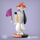 Unpainted Droopy Dog 3d Printed Model Kit Nr