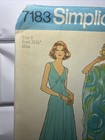Simplicity 7183 Sewing Pattern Size 8 Vintage Dress Outfit Opened Package