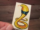 Vintage Rare 1950-60 s Snake Decal Unused Original - By Imprint Art