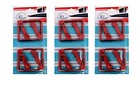 12 Tablecloth Clips For Outdoor Tables     Red Windproof Holders For Picnic Patio