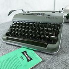 Olympia Sm3 Typewriter Serviced Green Vintage 1959 Congress Elite No 84 11cpi